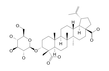 3-ALPHA-HYDROXYLUP-20(29)-EN-23,28-DIOIC-ACID-3-O-BETA-D-GLUCOPYRANOSIDE
