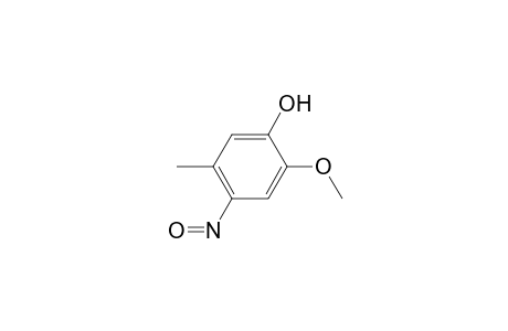 4-Nitroso-2-methoxy-5-methylphenol