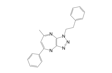 1-PHENETHYL-5-PHENYL-7-METHYL-4H-1,2,3-TRIAZOLO-[4,5-B]-[1,4]-DIAZEPINE