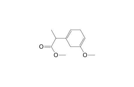 1,4-Cyclohexadiene-1-acetic acid, 5-methoxy-.alpha.-methyl-, methyl ester, (.+-.)-