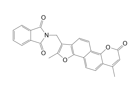 4,8-Dimethyl-9-(phthalymidylmethyl)furo[2',3' : 5,6]naphtho[1,2-b]pyran-2-one