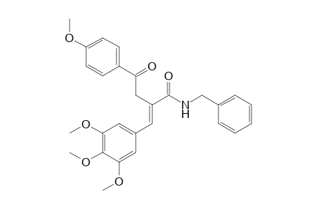 (E)-N-Benzyl-4-(4-methoxyphenyl)-4-oxo-2-(3,4,5-trimethoxybenzylidene)-butanamide