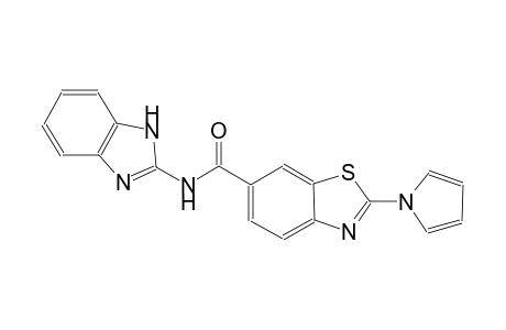 6-benzothiazolecarboxamide, N-(1H-benzimidazol-2-yl)-2-(1H-pyrrol-1-yl)-