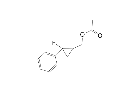 Acetic acid 2-fluoro-2-phenyl-cyclopropylmethyl ester