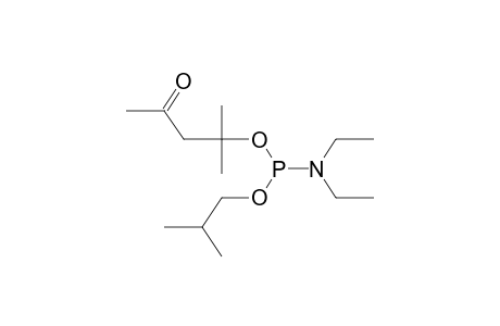 O-ISOBUTYL-N,N-DIETHYLAMIDO-O-(2-METHYL-3-ACETYLPROP-2-YL)PHOSPHITE