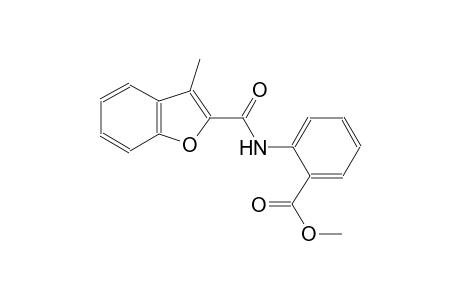 methyl 2-{[(3-methyl-1-benzofuran-2-yl)carbonyl]amino}benzoate