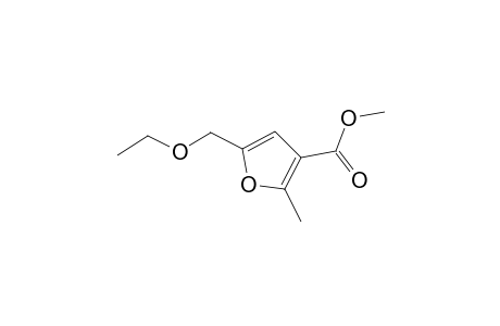 3-Furancarboxylic acid, 5-(ethoxymethyl)-2-methyl-, methyl ester