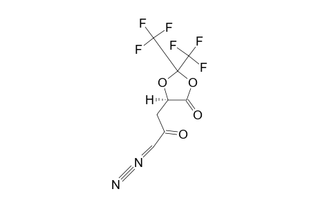 (5S)-5-(3-Diazo-2-oxopropyl)-2,2-bis(trifluoromethyl)-1,3-dioxolan-4-one