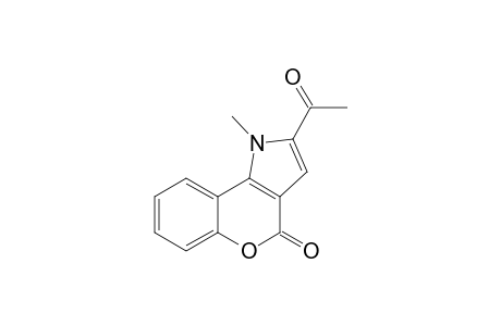 2-acetyl-1-methyl-4-[1]benzopyrano[4,3-b]pyrrolone
