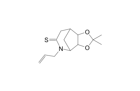 2-Allyl-6-exo,7-exo-isopropylidenedioxy-2-azabicyclo[3.2.1]octan-3-thione