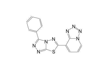 tetrazolo[1,5-a]pyridine, 8-(3-phenyl[1,2,4]triazolo[3,4-b][1,3,4]thiadiazol-6-yl)-