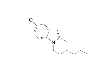 1-Hexyl-5-methoxy-2-methylindole