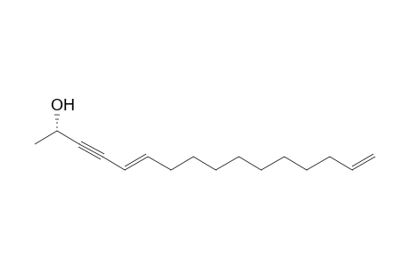 (2S,5E)-2-hexadeca-5,15-dien-3-ynol