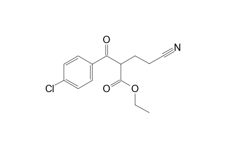 Ethyl 2-(4-chlorobenzoyl)-4-cyanobutanoate
