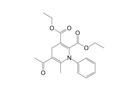 Diethyl 5-acetyl-1,4-dihydro-6-methyl-1-phenylpyridine-2,3-dicarboxylate