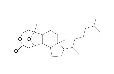 1,5-Dimethyl-6-(1,5-dimethylhexyl)-14,17-dioxatetracyclo[9.5.1.0(2,10).0(5,9)]heptdecane-13-one