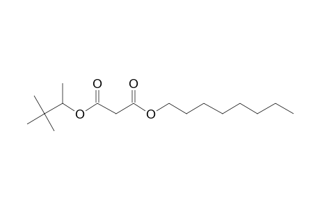 Malonic acid, 3,3-dimethylbut-2-yl octyl ester