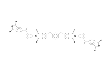 2-(3-[(1,3-Dioxo-1,3-dihydro-2-benzofuran-5-yl)carbonyl]phenyl)-5-(3-[(2-(3-[(1,3-dioxo-1,3-dihydro-2-benzofuran-5-yl)carbonyl]phenyl)-1,3-dioxo-2,3-dihydro-1H-isoindol-5-yl)oxy]phenoxy)-1H-isoindole-