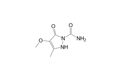4-Methoxy-3-methyl-1-(aminocarbonyl)-1H-pyrazol-5(2H)-one