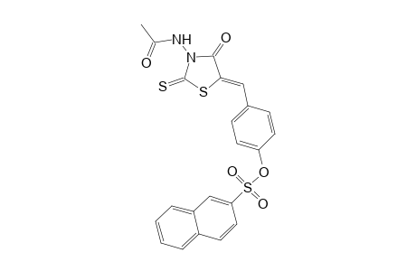 3-Acetylamino-5-[(4'-(2"-naphthalenesulfonyloxy)benzylidene]-2-thioxothiazolidin-4-one