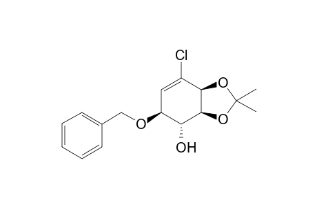 7-Chloro-2,2-dimethyl-5-(phenylmethoxy)-3a,4,5,7a-tetrahydro-1,3-benzodioxol-4-ol