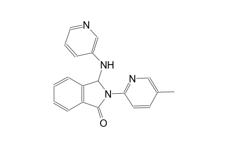 1H-isoindol-1-one, 2,3-dihydro-2-(5-methyl-2-pyridinyl)-3-(3-pyridinylamino)-