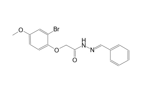 acetic acid, (2-bromo-4-methoxyphenoxy)-, 2-[(E)-phenylmethylidene]hydrazide