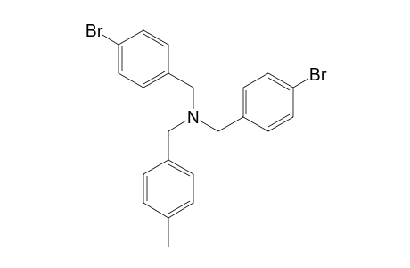 N,N-Bis(4-bromobenzyl)-N-(4-methylbenzyl)amine