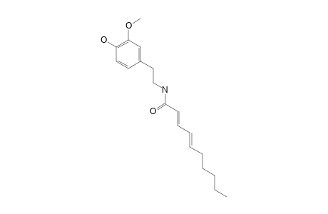 (2-E,4-E)-N-[(4-HYDROXY-3-METHOXYPHENYL)-ETHYL]-2,4-DECADIENAMIDE