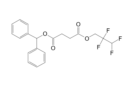 Succinic acid, 2,2,3,3-tetrafluoropropyl diphenylmethyl ester