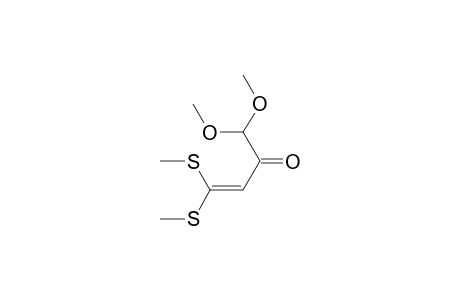 1-Bis(methoxy)-4-bis(methylthio)-3-buten-2-one