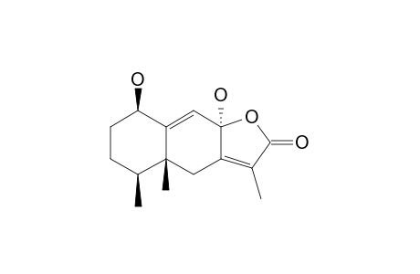 1.beta.,8.alpha.-Dihydroxyeremophil-7(11),9-dien-8.beta.,12-olide