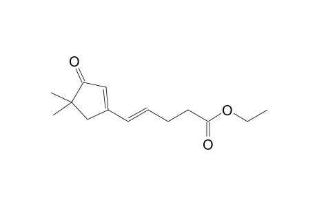 Ethyl 5-(4,4-Dimethyl-3-oxocyclopentene-1-yl)-4-pentenoate