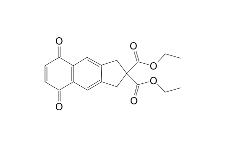 Diethyl 5,8-dioxo-1,3,5,8-tetrahydrocyclopennta[b]naphthalene-2,2-dicarboxylate