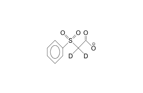 2,2-Dideuterio-phenylsulfonyl-acetate anion
