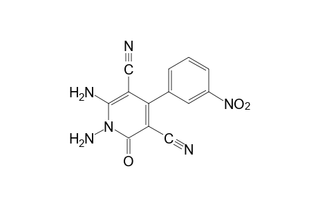 1,6-diamino-1,2-dihydro-4-(m-nitrophenyl)-2-oxo-3,5-pyridinedicarbonitrile