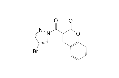 3-[(4-bromo-1H-pyrazol-1-yl)carbonyl]-2H-chromen-2-one