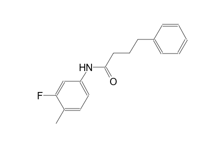N-(3-fluoro-4-methylphenyl)-4-phenylbutanamide