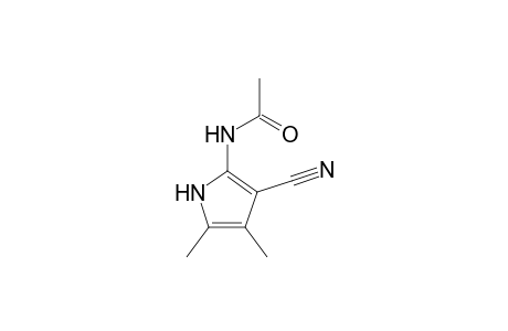 Acetamide, N-(3-cyano-4,5-dimethyl-1H-pyrrol-2-yl)-