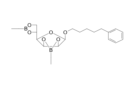 .beta.-d-Mannofuranose, 2,3:5,6-di-O-ethylboranediyl-5-phenylpentyl-