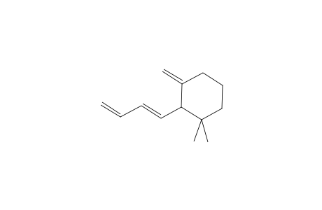 Cyclohexane, 2-(1,3-butadienyl)-1,1-dimethyl-3-methylene-, (E)-
