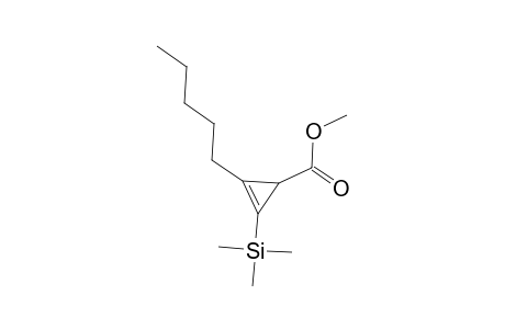Methyl 2-pentyl-3-(trimethylsilyl)-2-cyclopropene-1-carboxylate