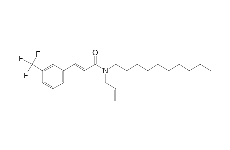 Trans-cinnamamide, 3-trifluoromethyl-N-allyl-N-decyl-