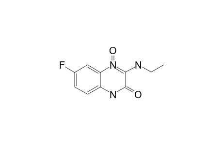 3-(Ethylamino)-6-fluoroquinoxalin-2(1H)-one 4-Oxide
