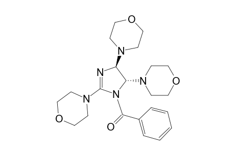 phenyl-[(4R,5R)-2,4,5-trimorpholin-4-yl-4,5-dihydroimidazol-1-yl]methanone
