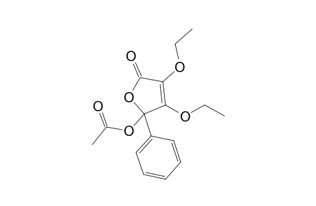 (3,4-diethoxy-5-oxidanylidene-2-phenyl-furan-2-yl) ethanoate