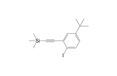 4-tert-Butyl-2-[(trimethylsilyl)ethynyl]iodobenzene