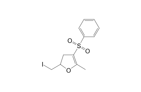 5-(iodomethyl)-2-methyl-3-phenylsulfonyl-4,5-dihydrofuran