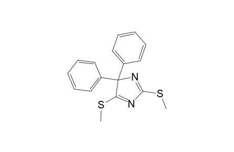 4H-Imidazole, 2,5-bis(methylthio)-4,4-diphenyl-