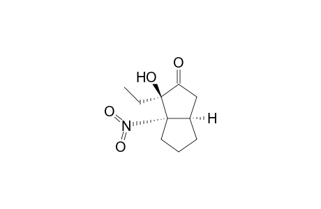 [1R*-(1.alpha.,3a.alpha.,6a.alpha.)]-1-ethyl-1-hydroxy-6a-nitrooctahydropentalen-2-one